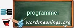 WordMeaning blackboard for programmer